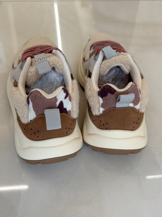 SNEAKERS - BEIGE / ORO