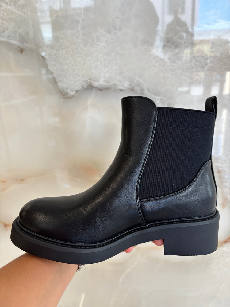 STIVALETTO LISCIO - NERO