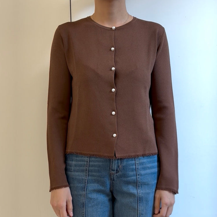 SUSY MIX - CARDIGAN - CAFFE