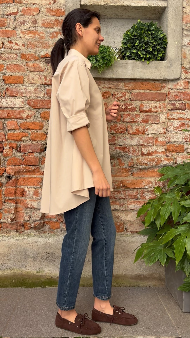 Carmen - Camicione / Abito - Beige