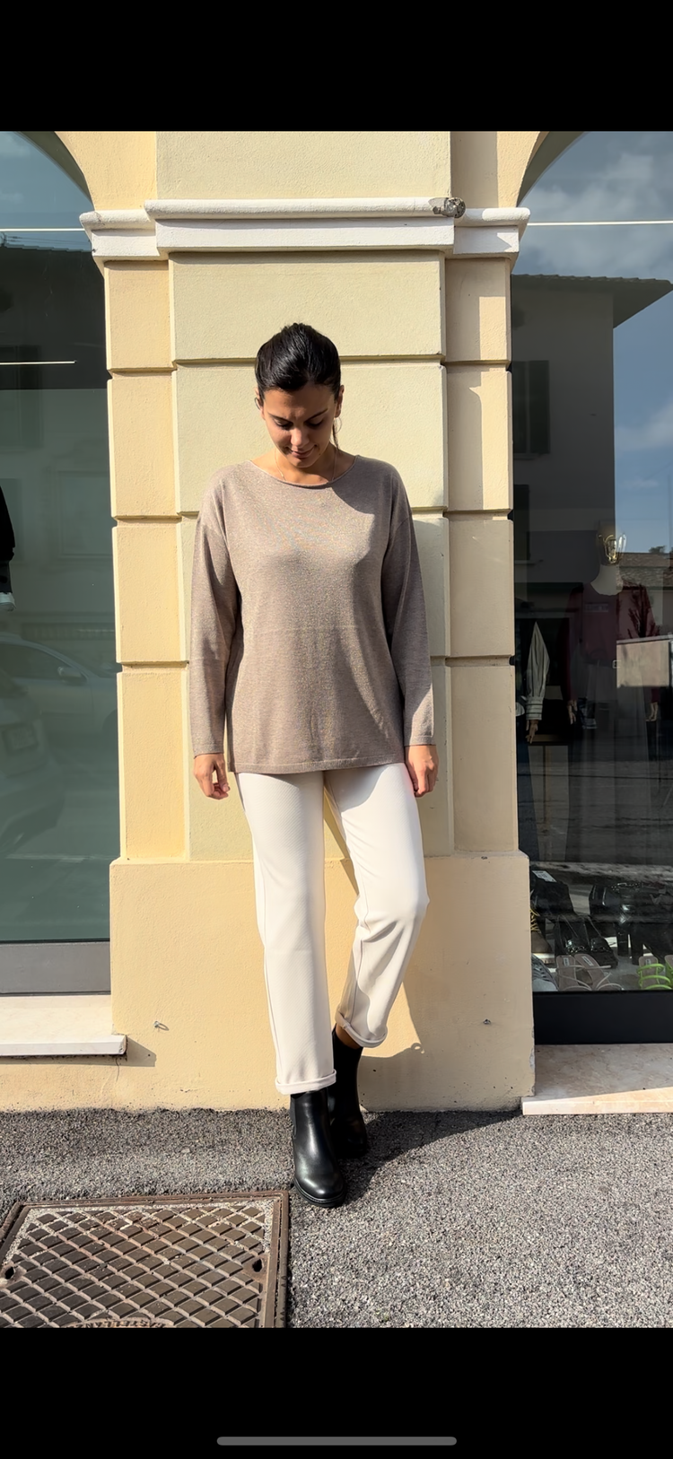 DANIEL & MAYER - MAGLIA "LUNGA" - CAFFELATTE