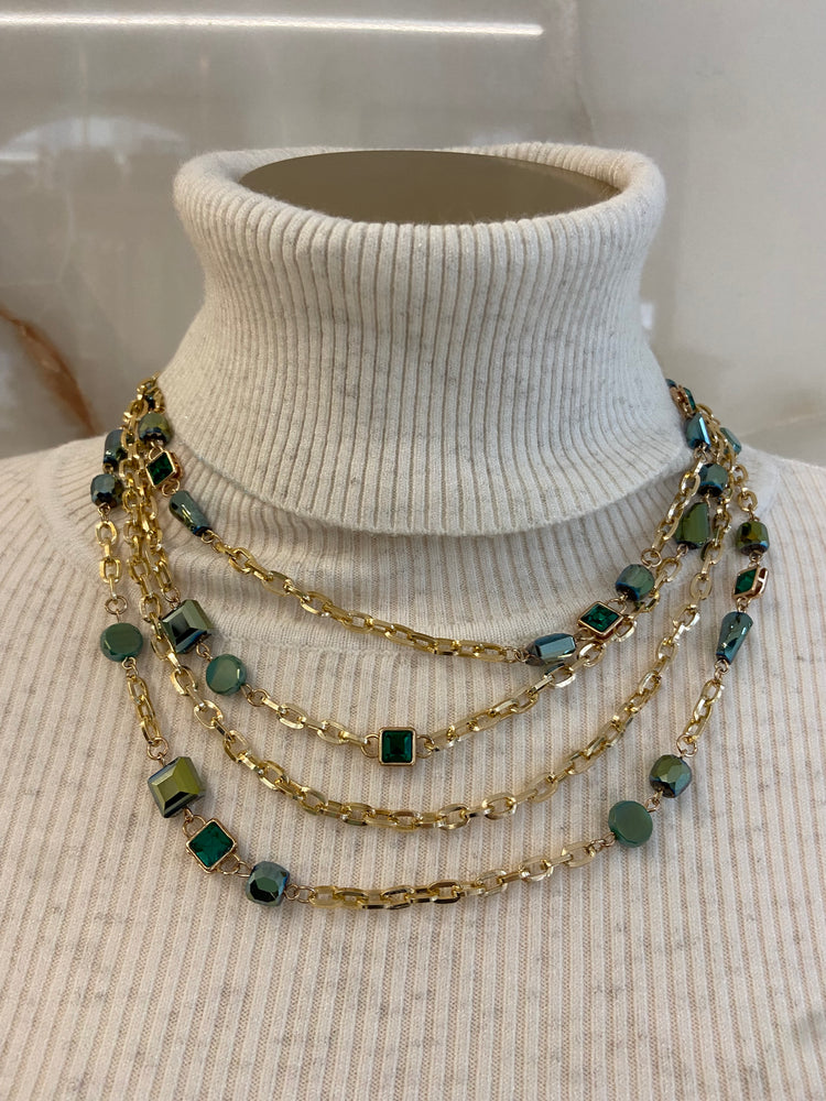 COLLANA - GIROCOLLO - VERDE