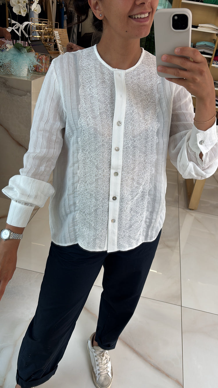 SUSY MIX - CAMICIA COREANA - BIANCA