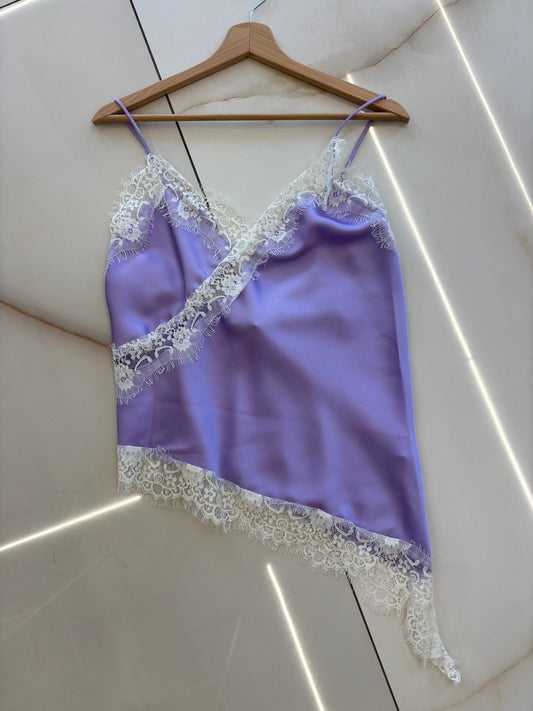 Susy mix - top pizzo - Lilla