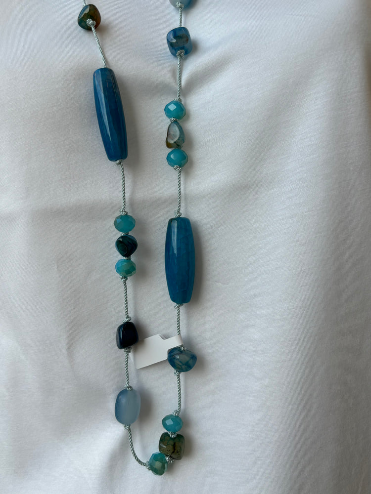 COLLANA - CORDINO - VERDE ACQUA
