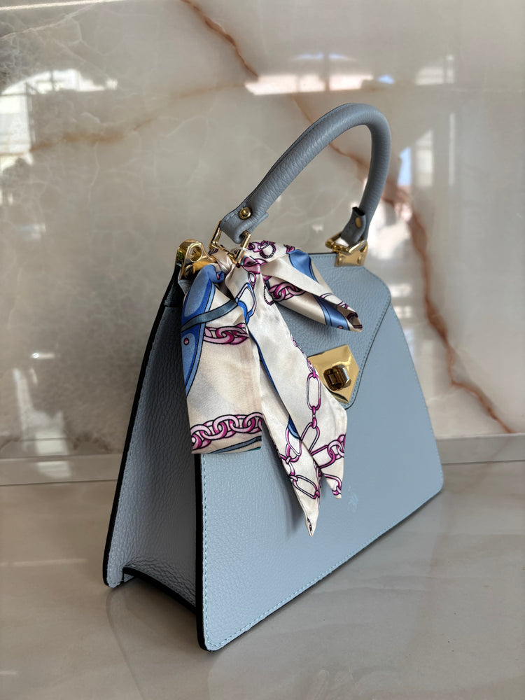 BORSA - FOULARD - CELESTE