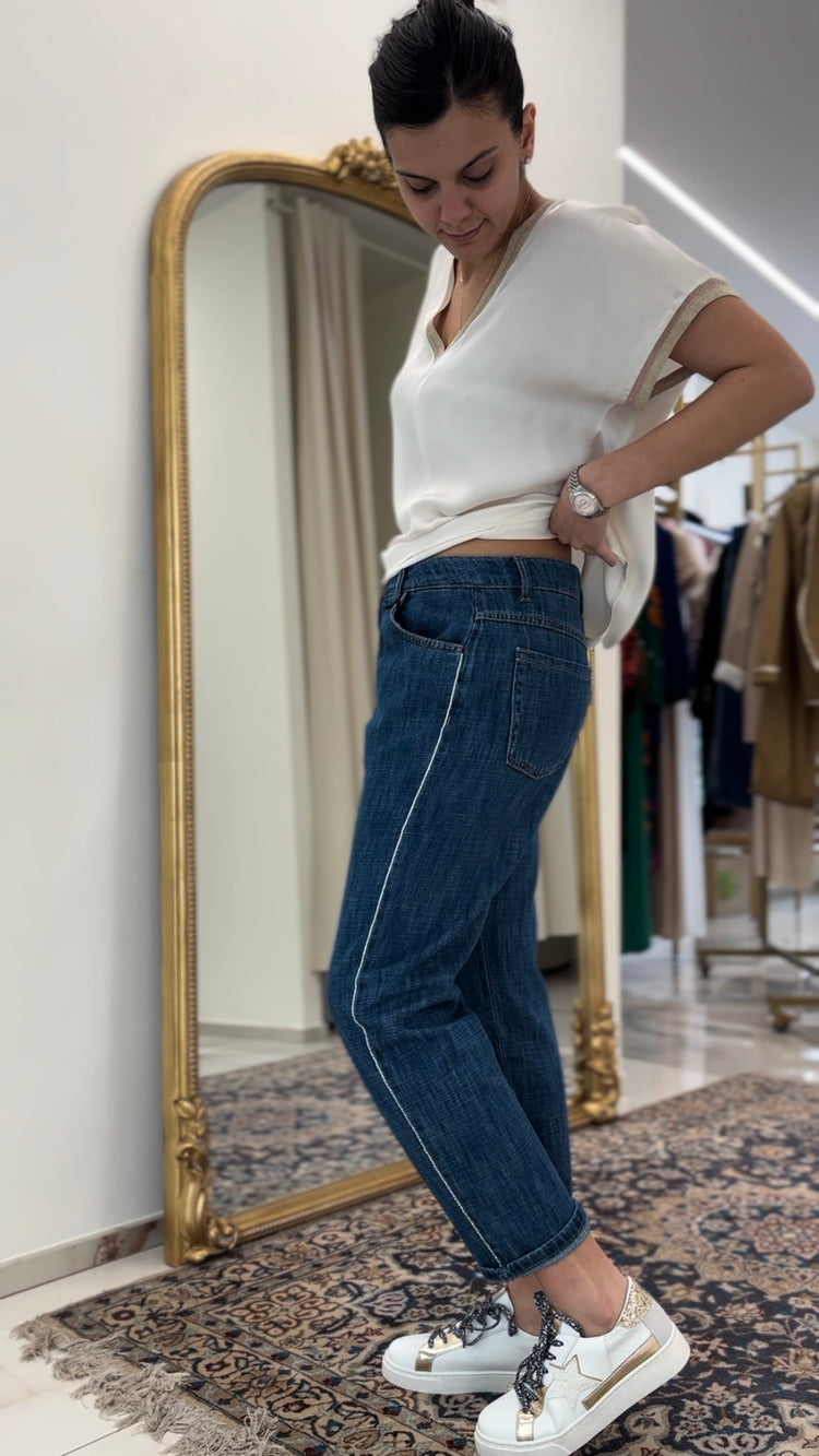 SOUVENIR - JEANS - DIAMANTINI - BLU