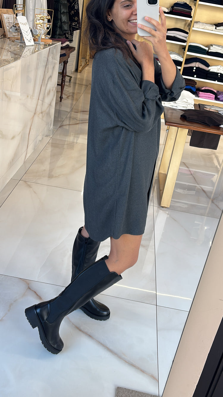 SUSY STAR - ABITO / camicia - GRIGIO