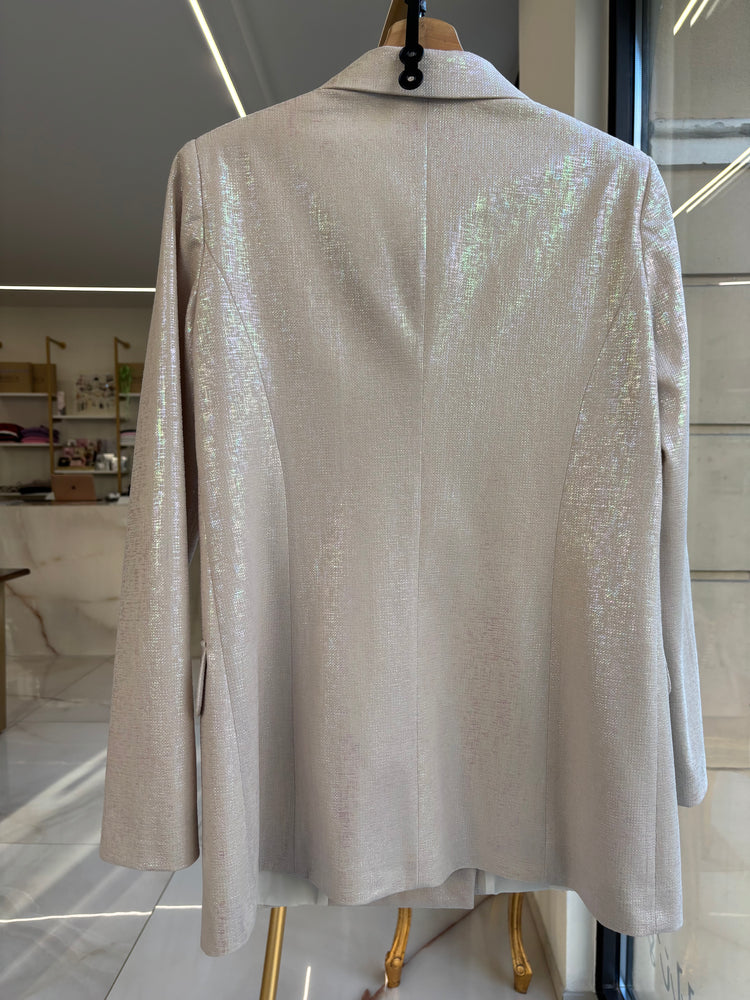 CARMEN - TAILLEUR LAME' - GIACCA - PANNA