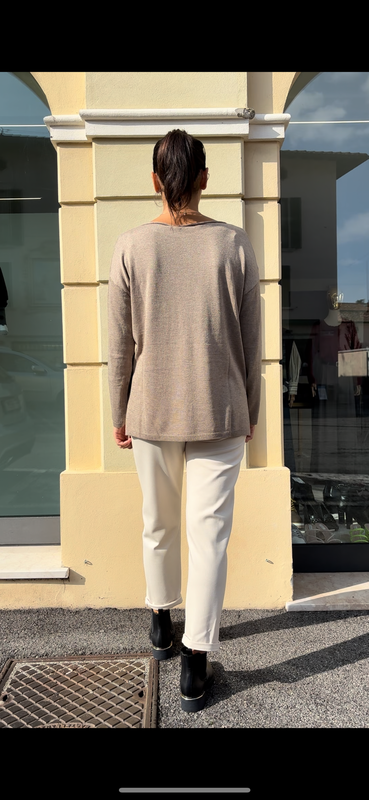 DANIEL & MAYER - MAGLIA "LUNGA" - CAFFELATTE