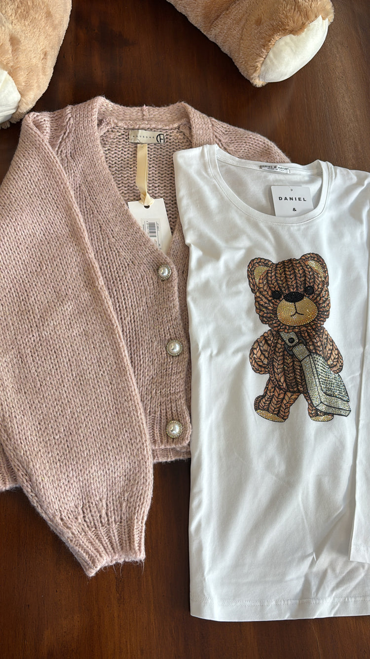 DANIEL & MAYER - MAGLIA MAN. LUNGHE - ORSETTO - BEIGE