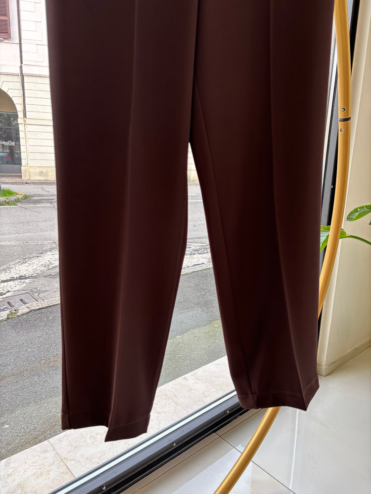 ANGELA DAVIS - PANTALONE - CIOCCOLATO