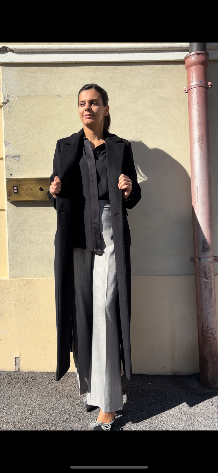 SOUVENIR - CAMICIA CON DETTAGLIO - NERA