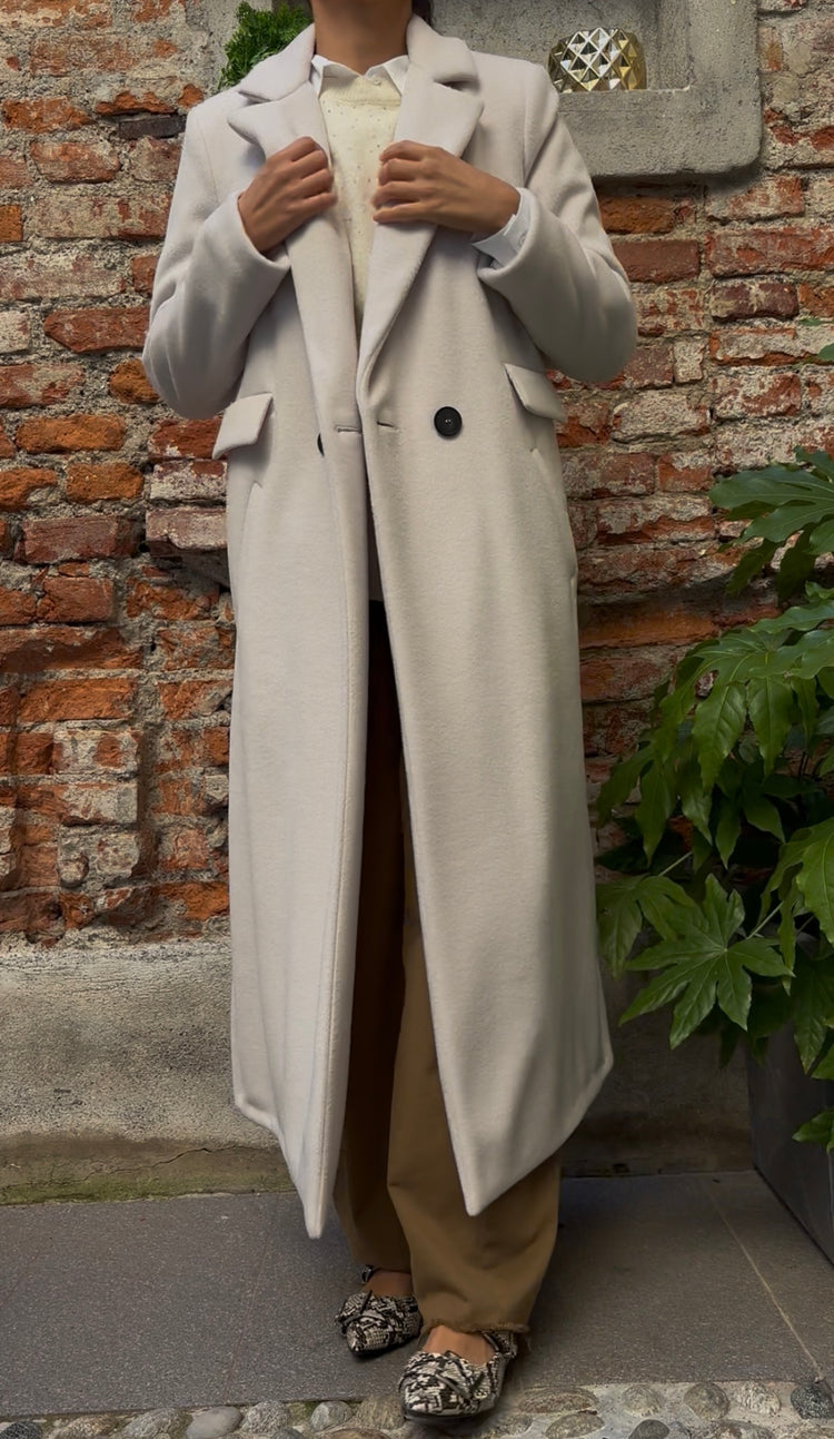 DANIEL & MAYER - CAPPOTTO LUNGO - MUMBAY - BIANCO