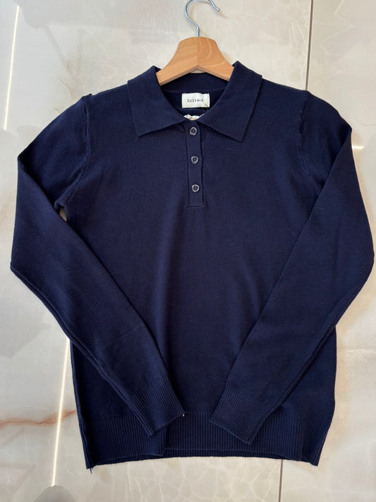 SUSY MIX - POLO IN MAGLIA - BLU
