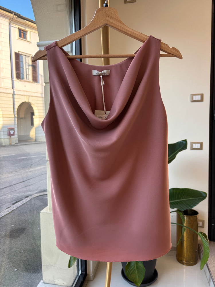 CARMEN - TAILLEUR LAME' - CANOTTA ROSA
