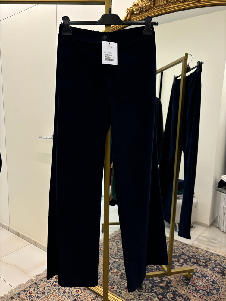 DANIEL & MAYER - PANTALONE IN TESSUTO MISTO VELLUTO - NERO