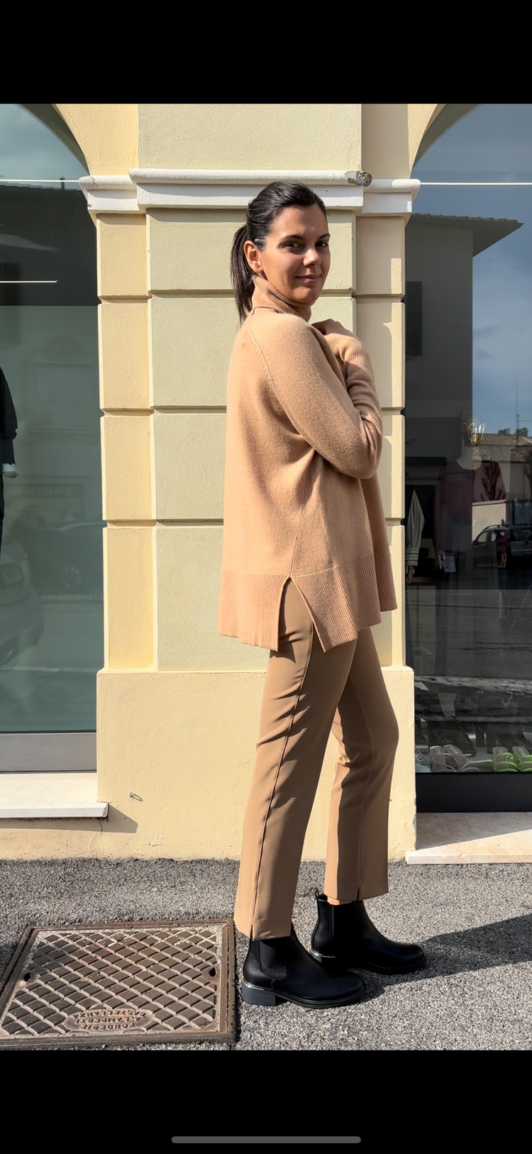 DANIEL & MAYER - PANTALONE BASICO CAMERON - BISCOTTO