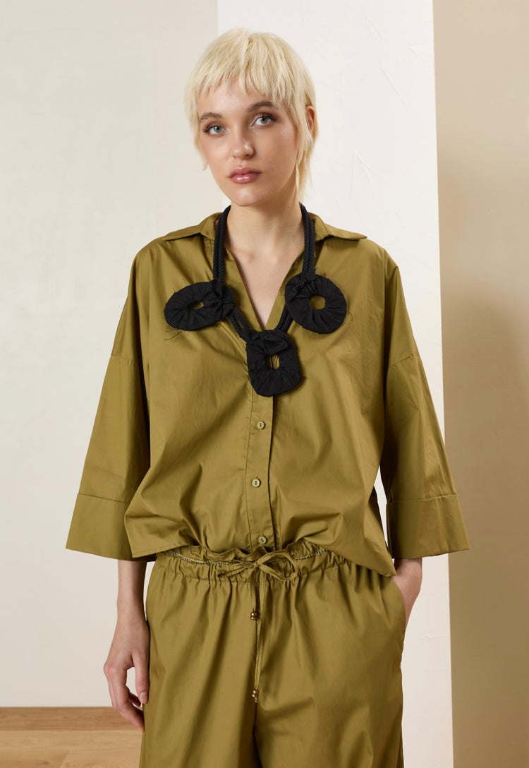 SOUVENIR - CAMICIA MANICA LARGA - OLIO