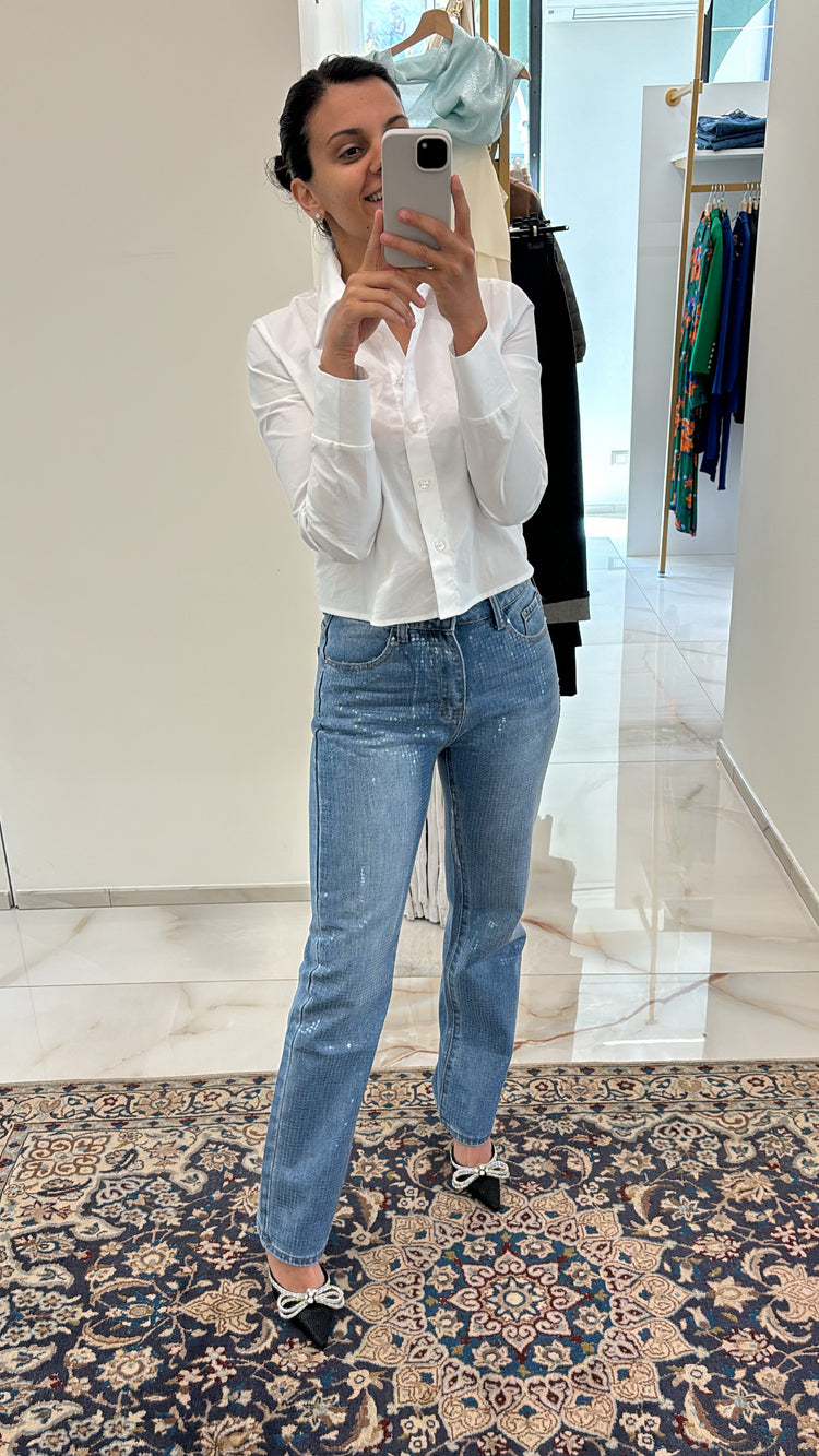 HAVEONE - CAMICIA CORTA - BIANCA