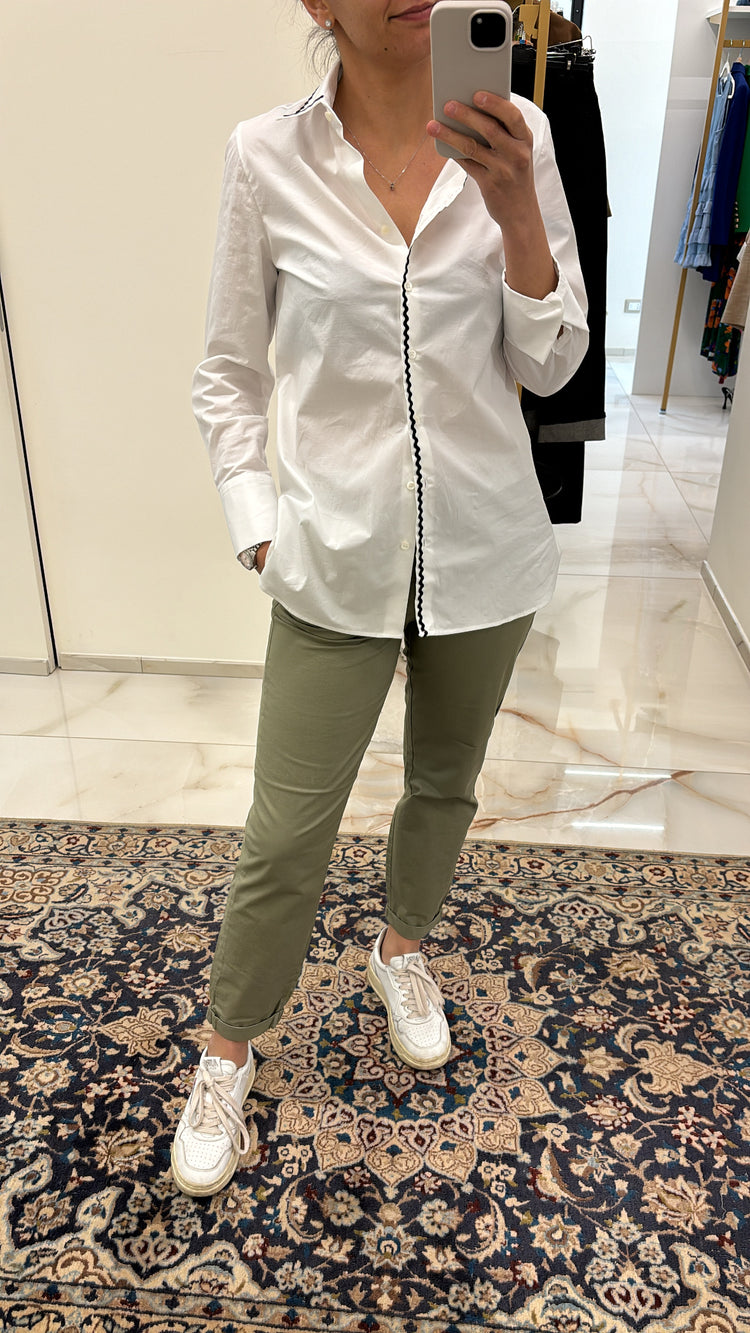 PANTALONE - CHINO -  VERDE MILITARE