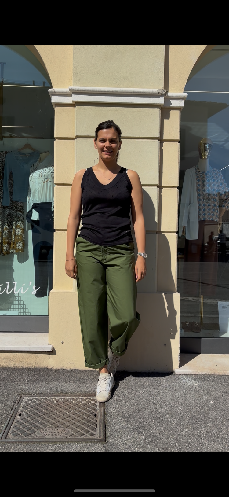 SOUVENIR - PANTALONE OVETTO - VERDE