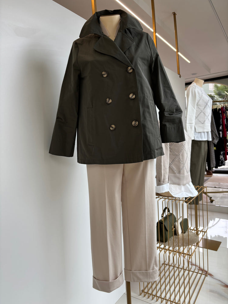 DANIEL & MAYER - TRENCH DOPPIOPETTO - VERDE