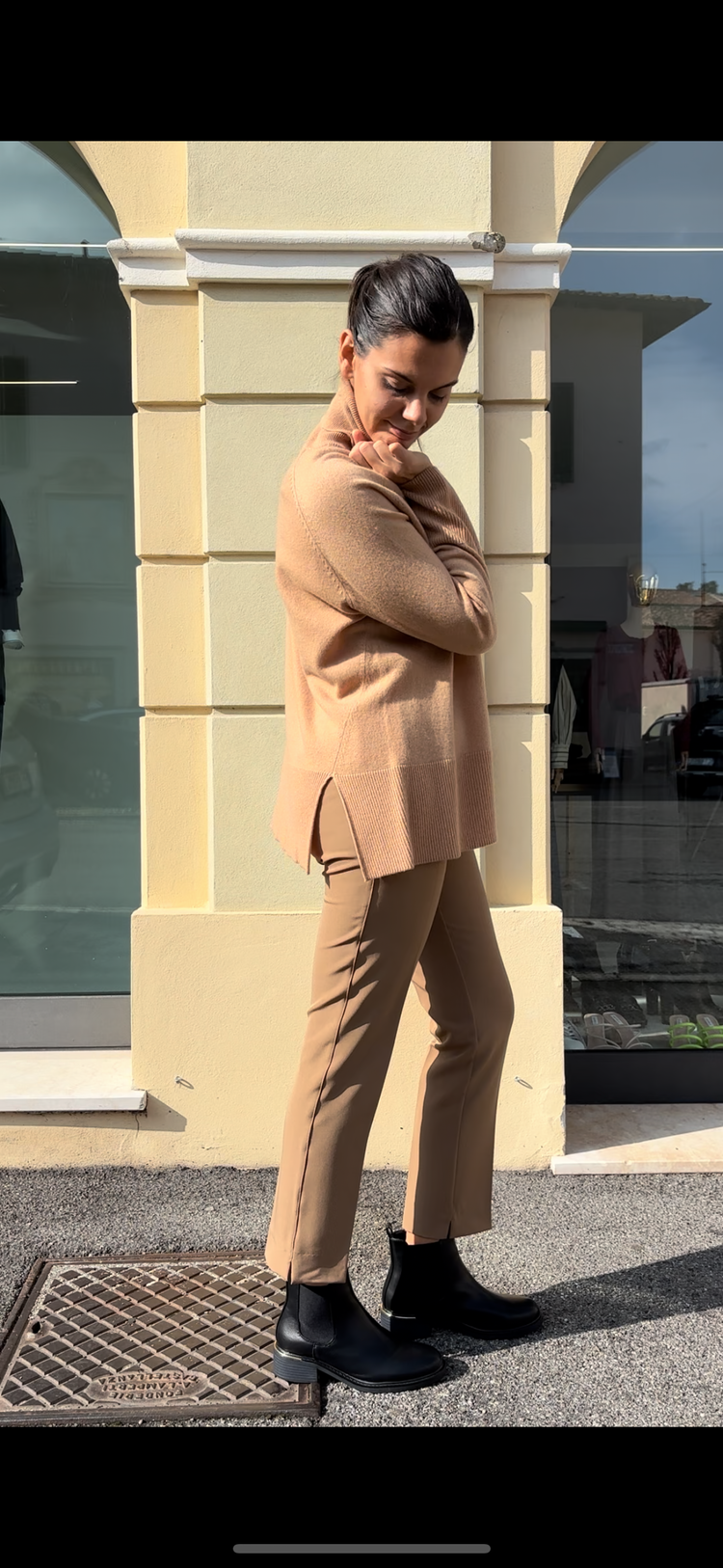DANIEL & MAYER - PANTALONE BASICO CAMERON - BISCOTTO