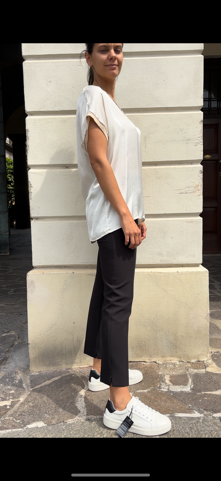 DANIEL & MAYER - PANTALONE BASICO cod. CAMERON - NERO