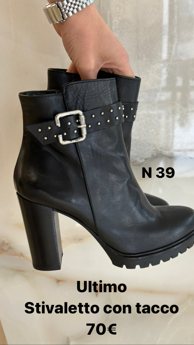 VIA STUDIO 4 - STIVALETTO ALTO - NERO