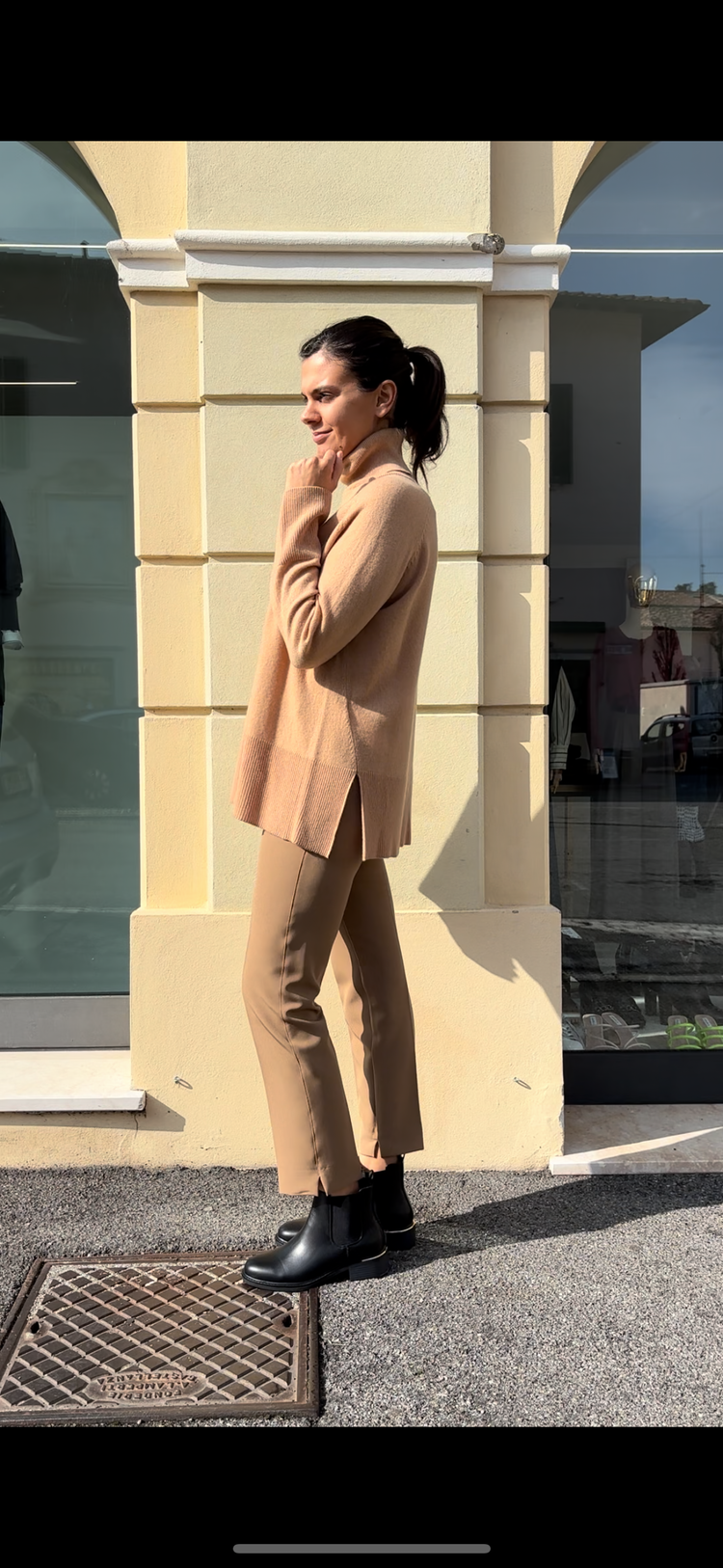 DANIEL & MAYER - PANTALONE BASICO CAMERON - BISCOTTO