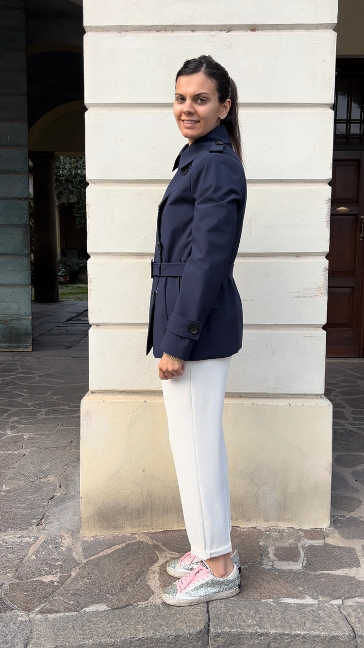 DANIEL & MAYER - TRENCH / CAPPOTTINO CORTO - - BLU