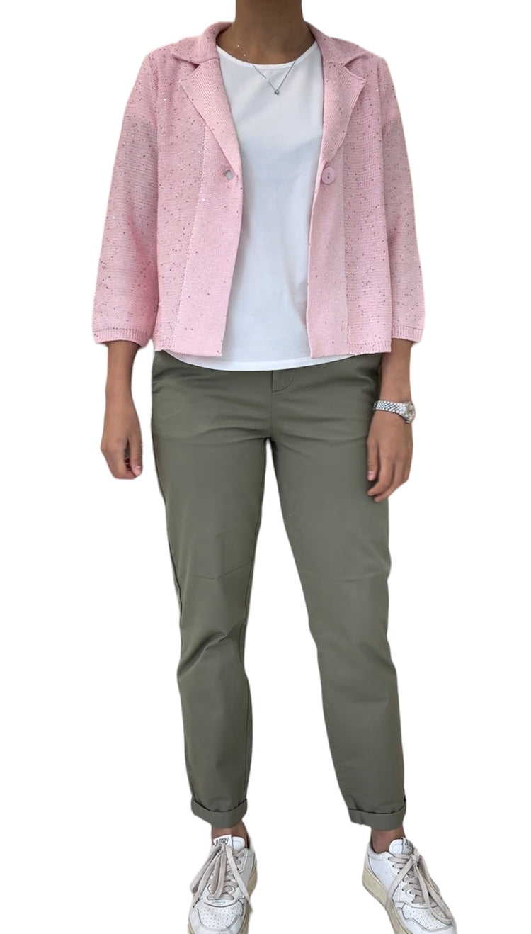 PANTALONE - CHINO -  VERDE MILITARE