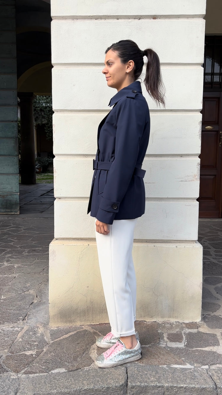 DANIEL & MAYER - TRENCH / CAPPOTTINO CORTO - - BLU