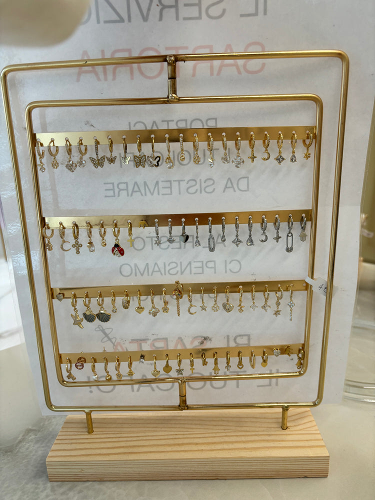 ORECCHINO - CIONDOLO - IN ACCIAIO