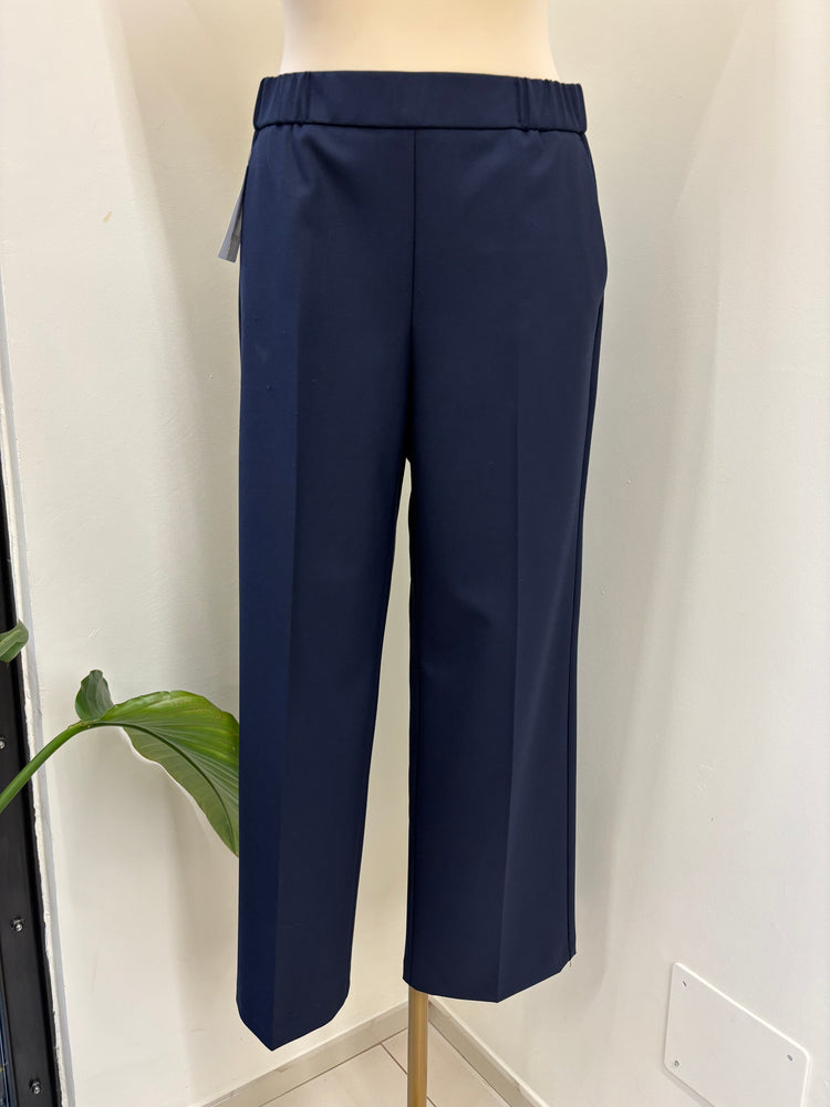 DANIEL & MAYER - PANTALONE PALAZZO IN TESSUTO - BLU