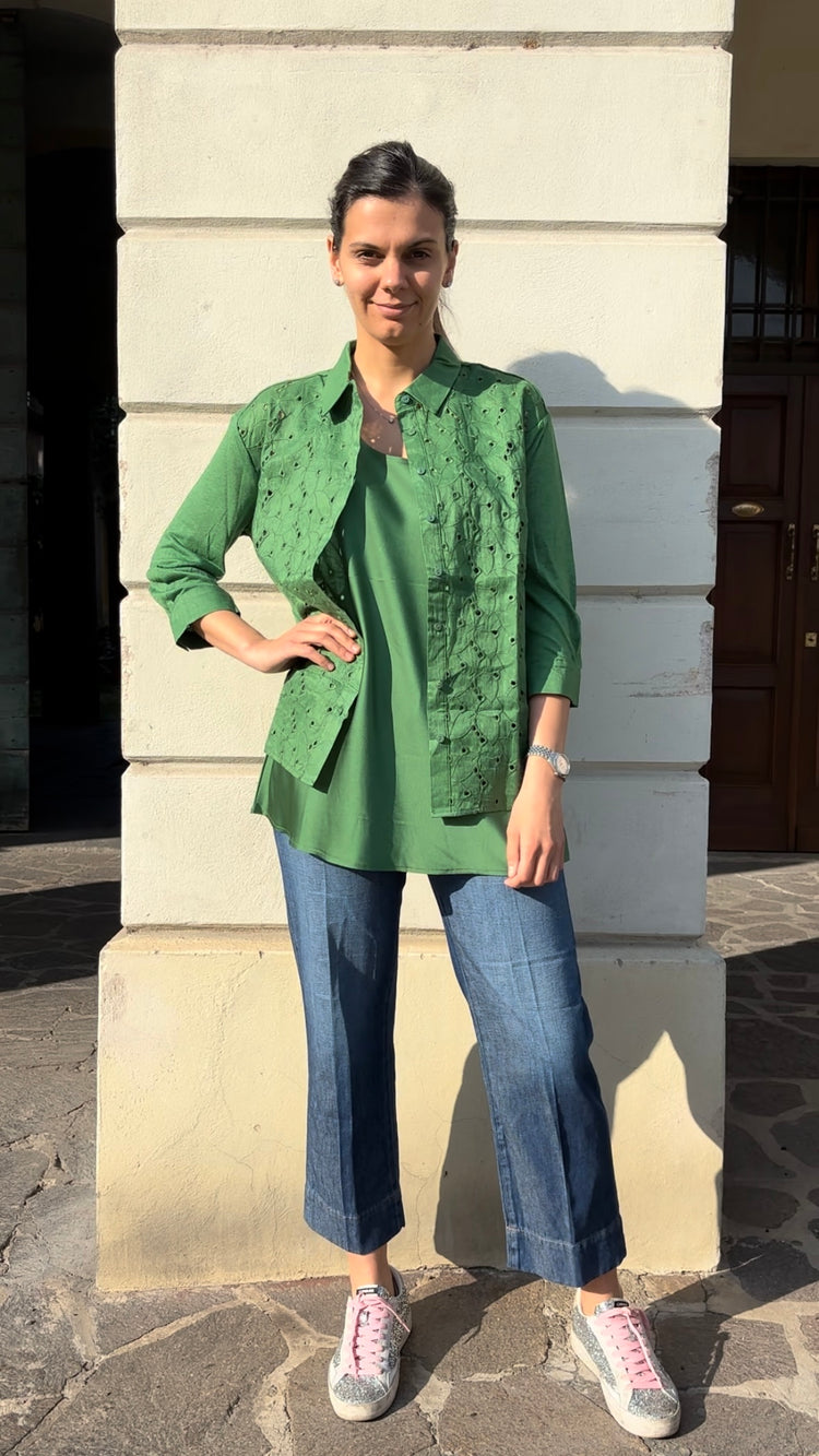 DANIEL & MAYER - CAMICIA RITA - VERDE