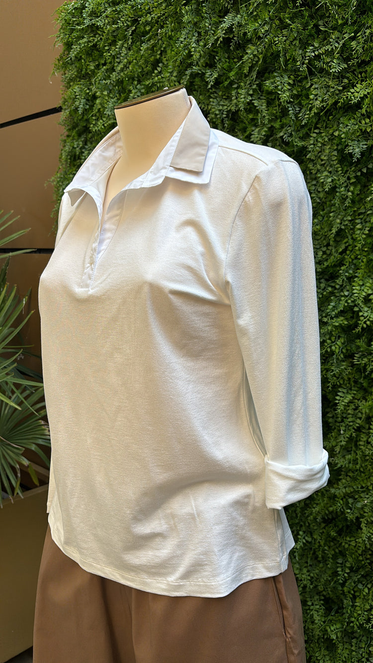 Daniel e Mayer - camicia in cotone - LATTE