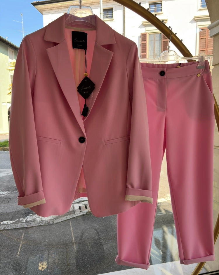 SOUVENIR - PANTALONE REGINA CON COULISSE - ROSA