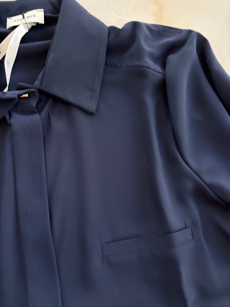 SUSY MIX - CAMICIA SCIANCRATA - BLU