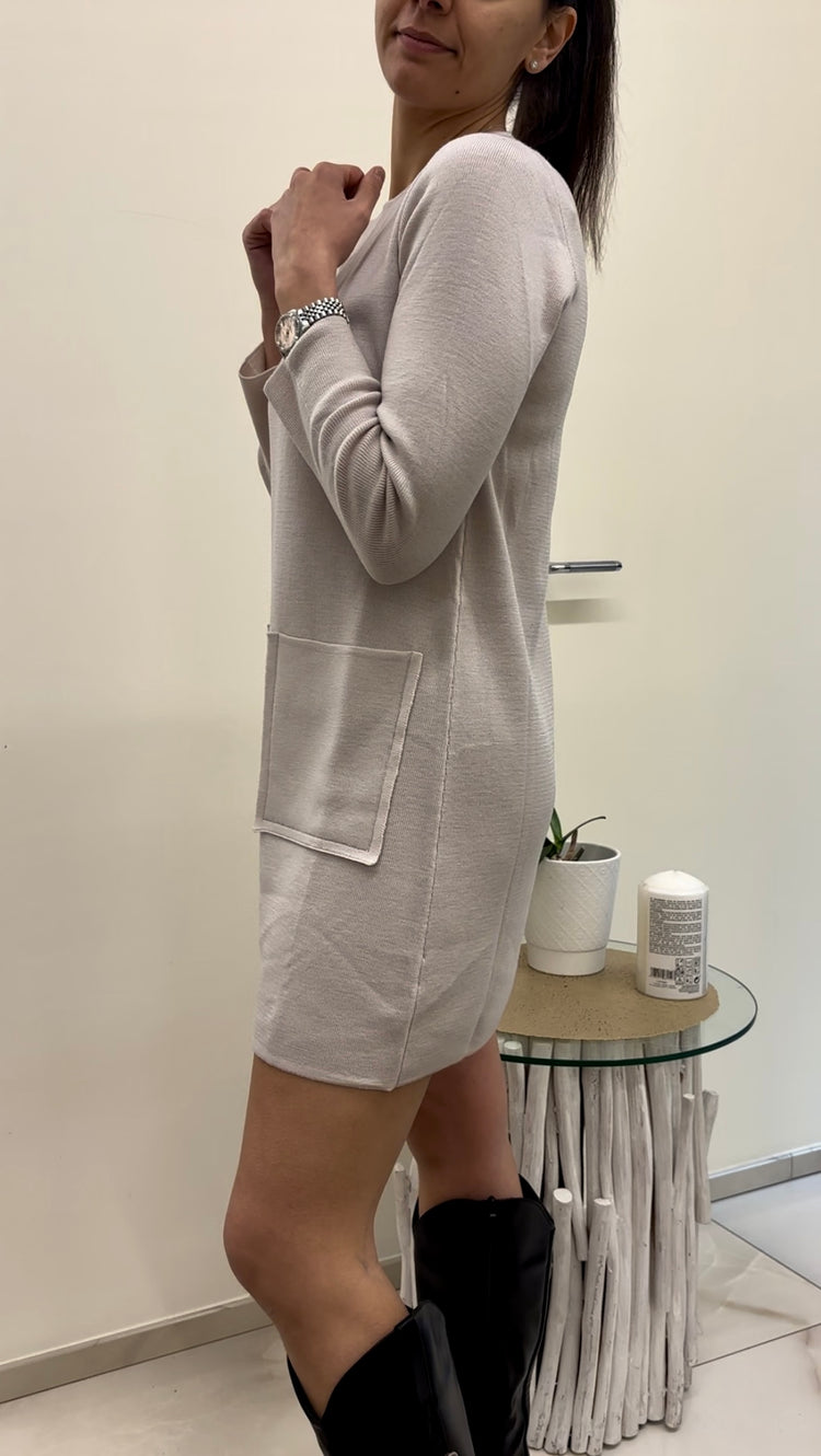 DANIEL & MAYER - ABITO IN MAGLIA - BEIGE