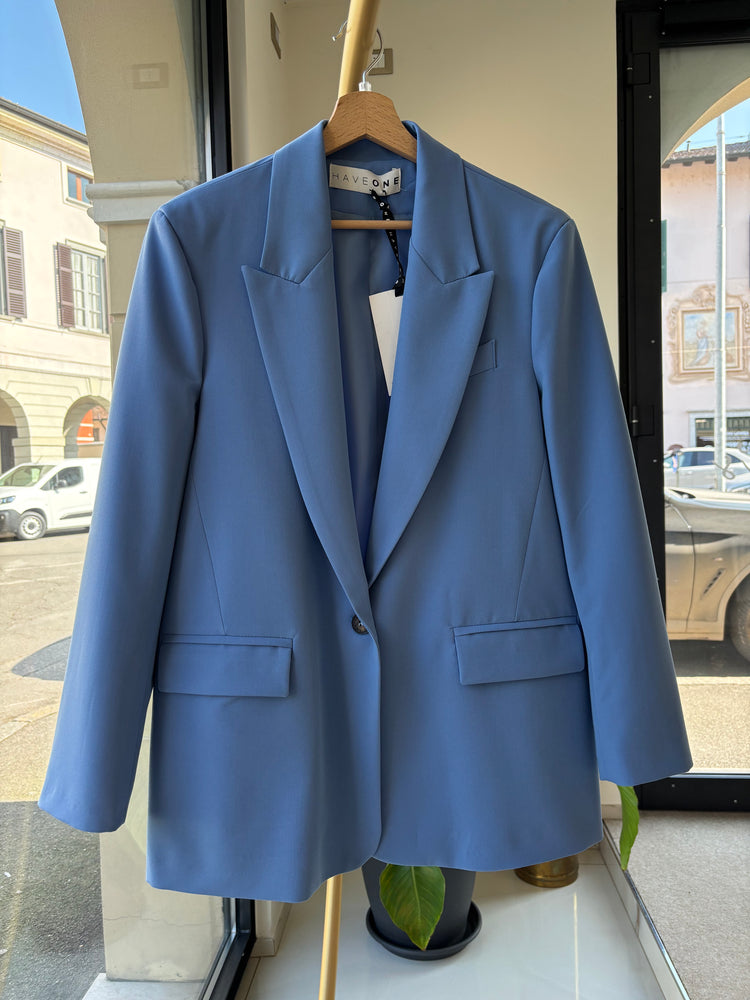 HAVEONE - GIACCA COMPLETO - CELESTE