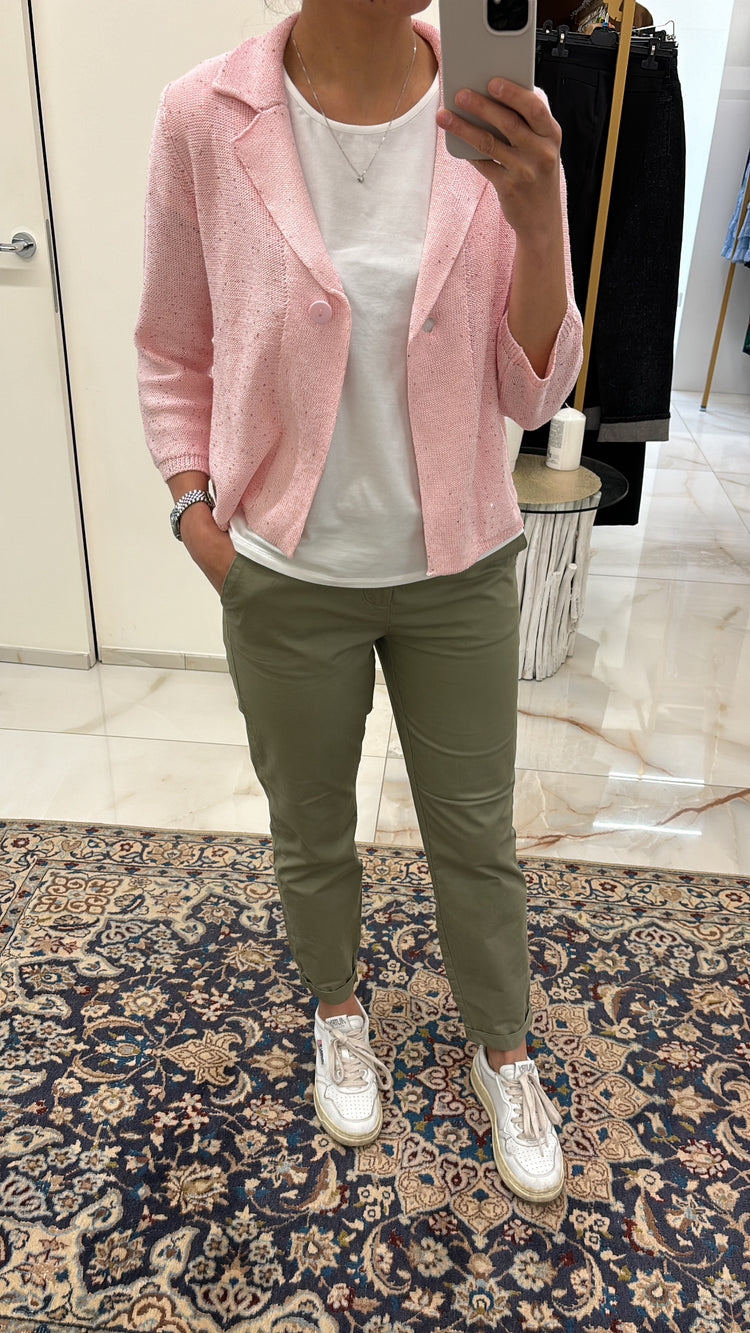 PANTALONE - CHINO -  VERDE MILITARE