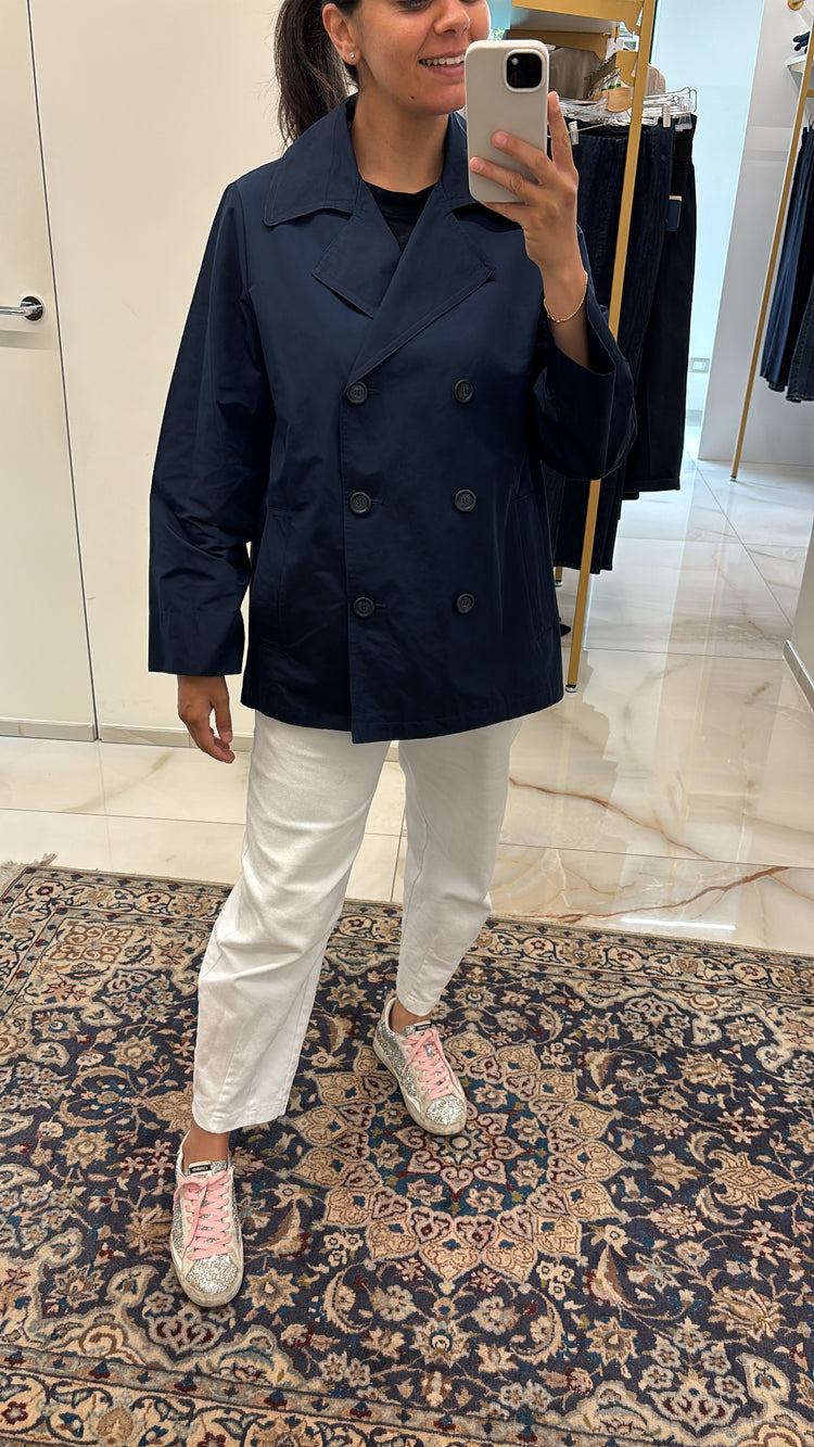 DANIEL & MAYER - TRENCH DOPPIOPETTO - BLU