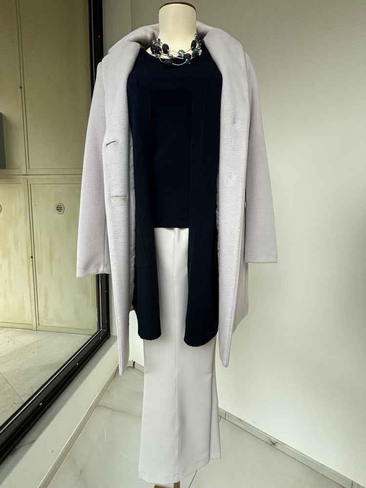 DANIEL & MAYER - CARDIGAN LUNGO - BLU