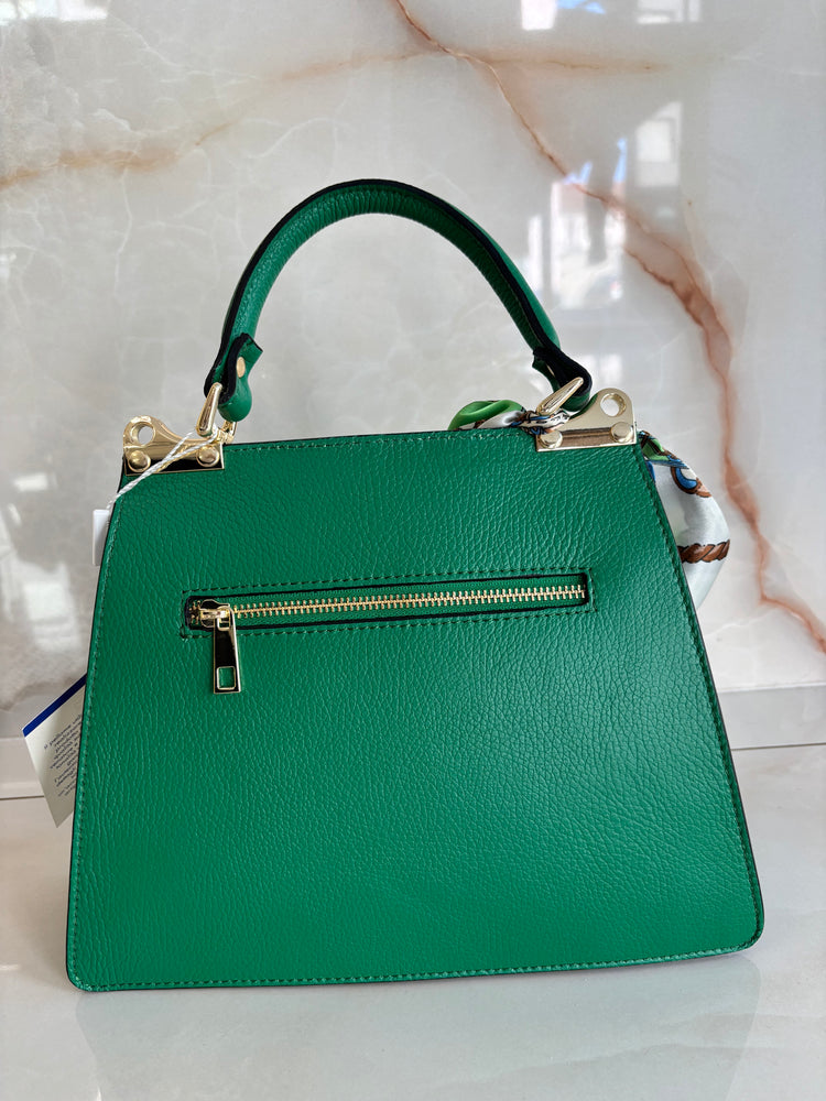BORSA - FOULARD - VERDE SMERALDO