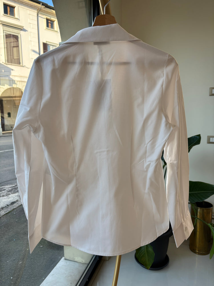 SUSY MIX - CAMICIA A V - BIANCA