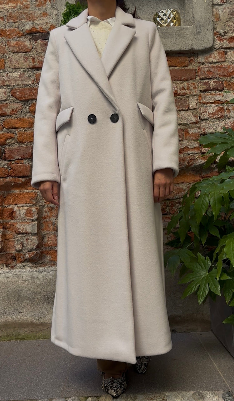 DANIEL & MAYER - CAPPOTTO LUNGO - MUMBAY - BIANCO