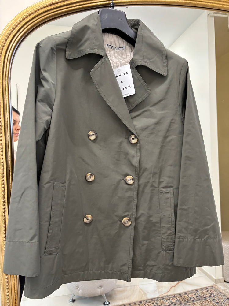 DANIEL & MAYER - TRENCH DOPPIOPETTO - VERDE