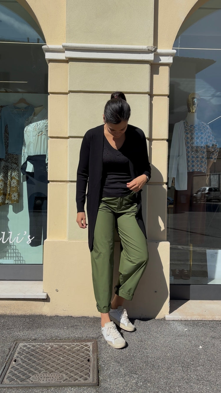 SOUVENIR - PANTALONE OVETTO - VERDE